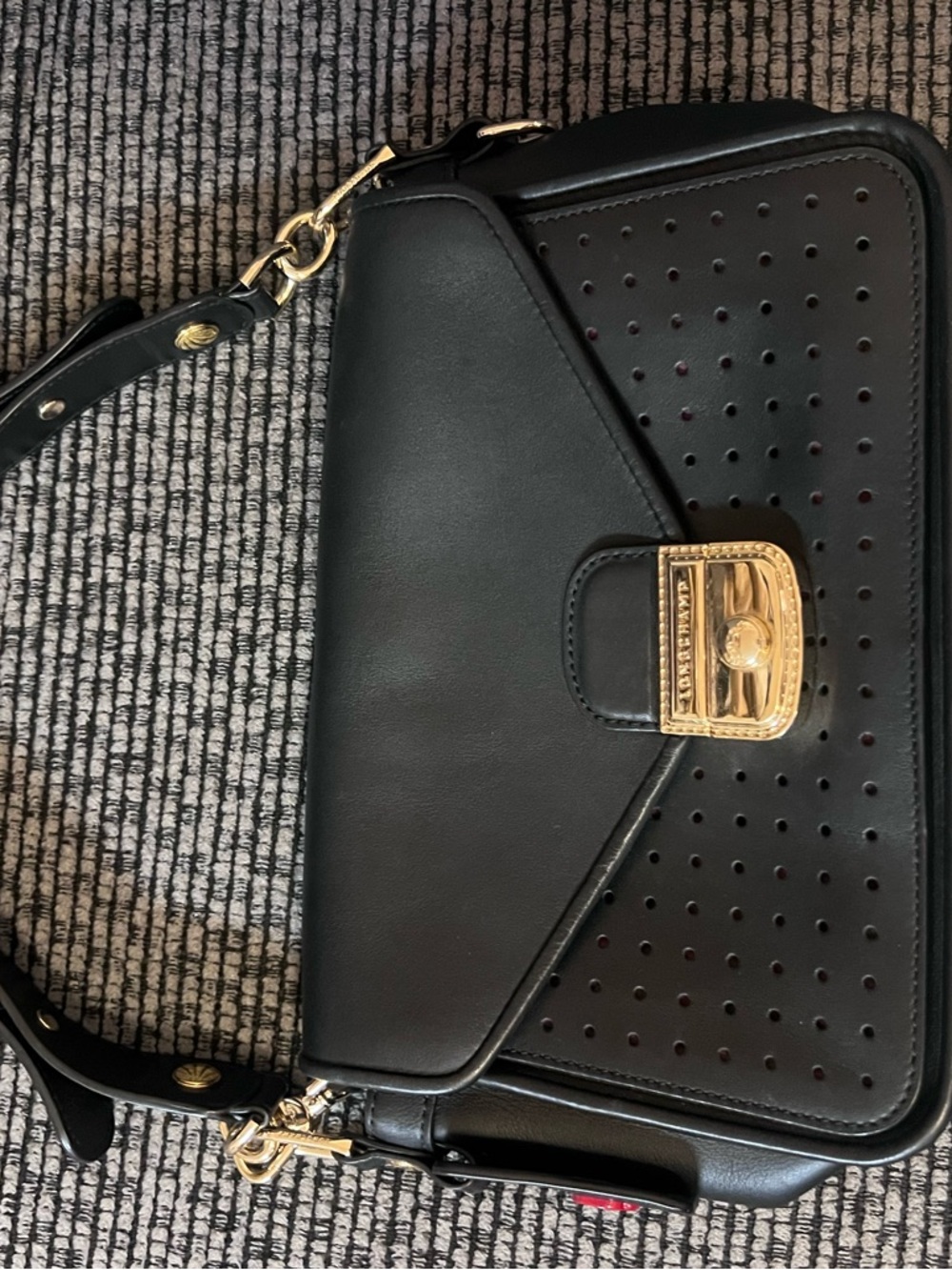 Longchamp Mademoiselle Calfskin Leather Crossbody Bag - Picture 10 of 13